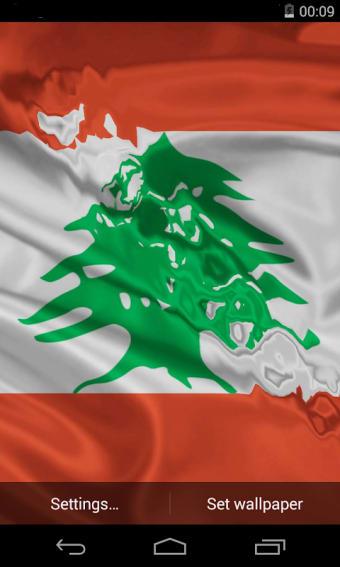 Flag of Lebanon Live Wallpaper