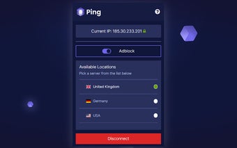 Ping VPN - Free VPN Proxy with Ad Blocker