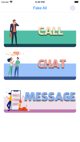 Fake All - Call Chat Message