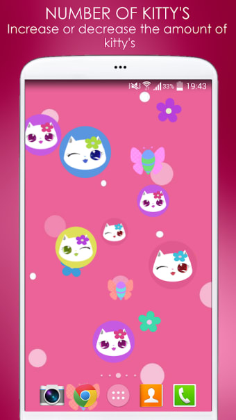 Lily Kitty Fun Live Wallpaper