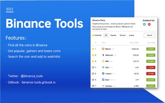 Binance Tools