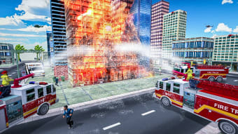 American Fire Fighter:  Real Hero- Fire Truck Game