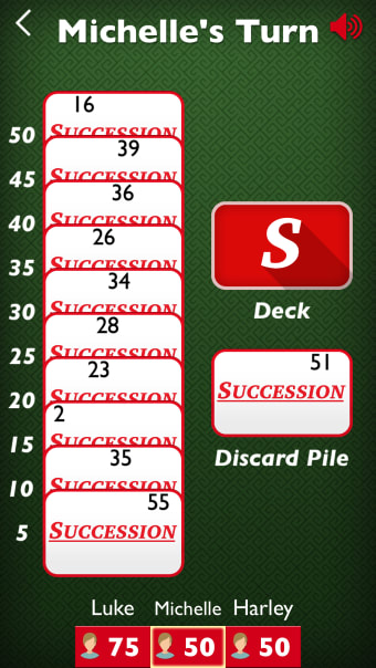 Succession - Rack-O style game
