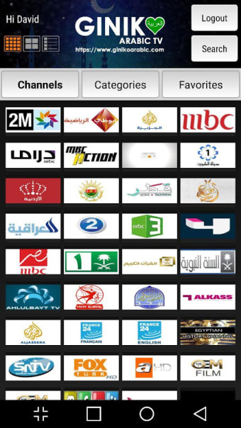 Giniko Arabic TV for Android TV