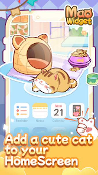 My Kitty - Widget  Pet Game