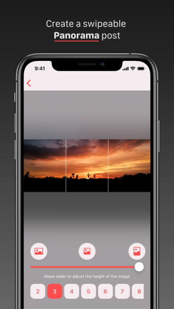 Grid  Panorama for Insta