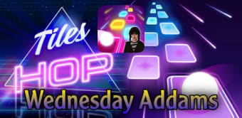Wednesday Adams Piano hop game