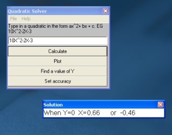 Quadratic Solver