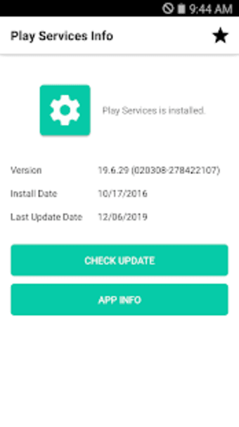 Play Services Info Update