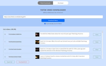 Tiktok Video Downloader