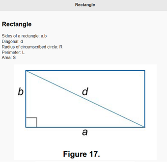 Math Formulas