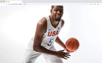 Kevin Durant New Tab HD Basketball Themes