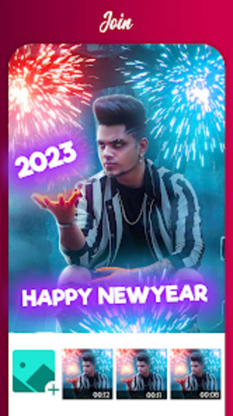 2023 New Year Photo Video Song