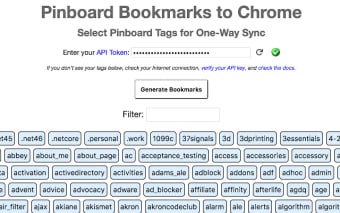 Import Pinboard Bookmarks to Chrome
