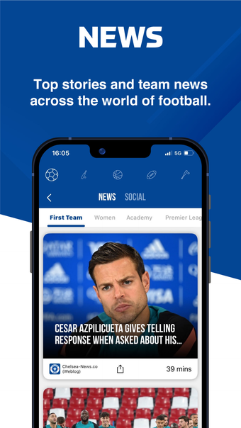 CFC-Blues - Live Scores  News