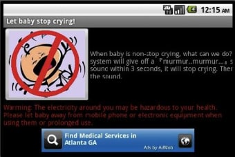 Let baby stop crying!
