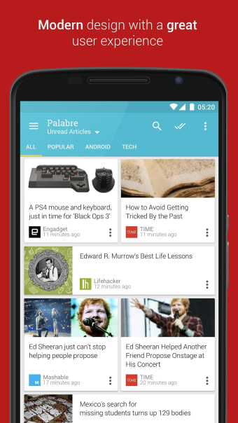 Palabre Feedly RSS Reader News