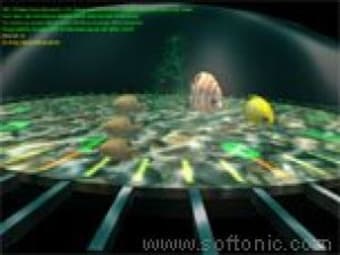 3D Aquarium Clock screensaver