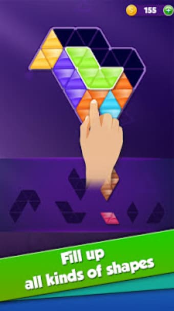 Block Triangle puzzle: Tangram