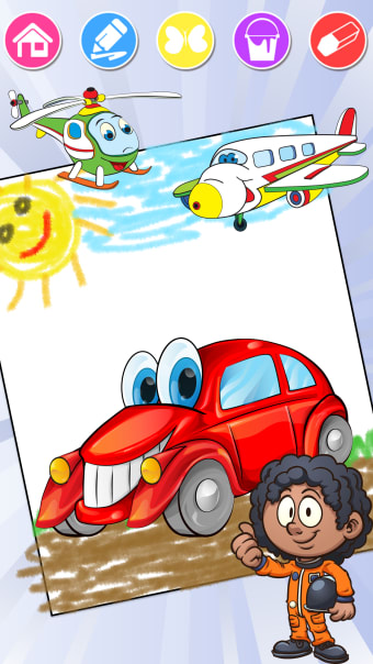 Cars Coloring Pages  Race