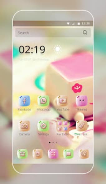 Marshmallow Candy Face Theme