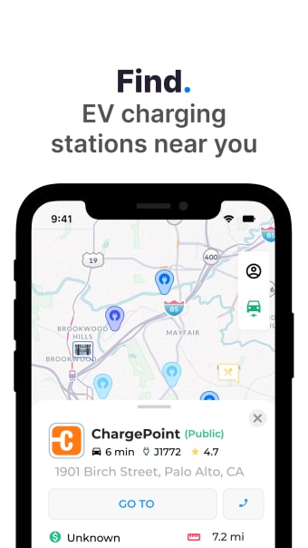 Charge App: TeslaEV Map