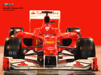 Ferrari F10 Presentation Wallpaper