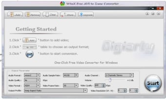 WinX AVI to Zune Video Converter