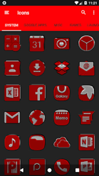 Red Icon Pack Free