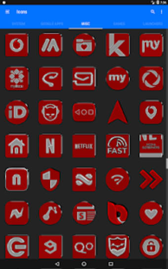Red Icon Pack Free