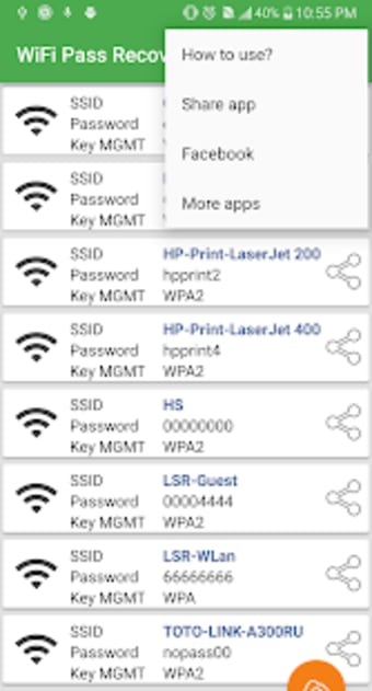 WiFi Password Recovery  Pro