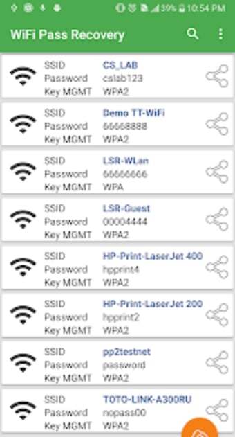 WiFi Password Recovery  Pro