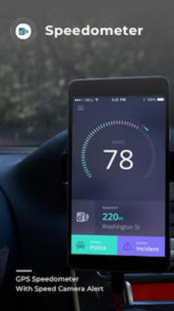 speed camera alert :GPS Navigation  speedometer