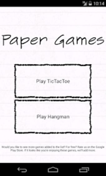 Paper Games