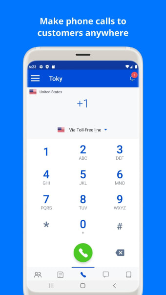 Toky: business phone system