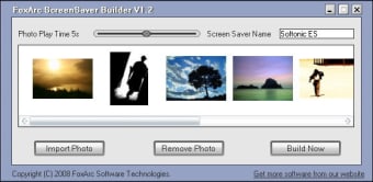 FoxArc Screen Saver Builder