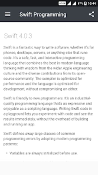 Swift Programming - 4.0.3 Ref