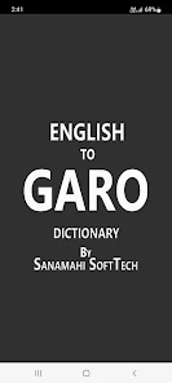 English To Garo Dictionary