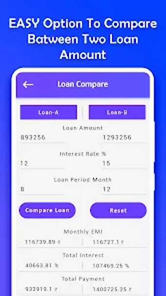 Fusionize :LoanEmi Calculator