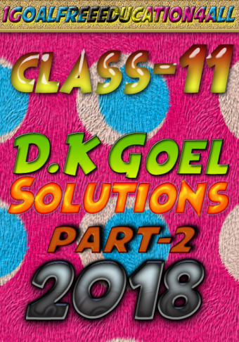 Account Class-11 Solutions (D K Goel) 2018 Part-2