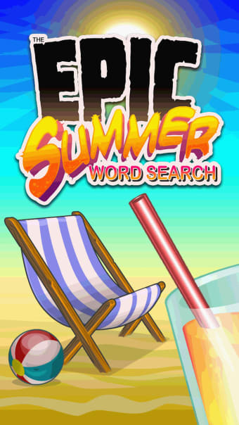 Epic Summer Word Search - giant wordsearch puzzle
