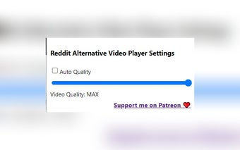 Reddit Alternative Video Player