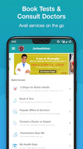 JioHealthHub: Your health companion