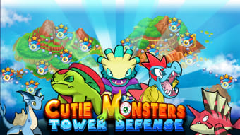 Cutie Monsters Tower Defense-Cute Monster Stickers