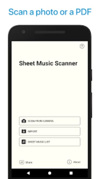 Sheet Music Scanner - Notes Reader