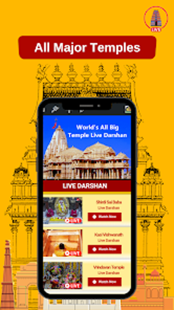 LIVE Darshan Indian Temples