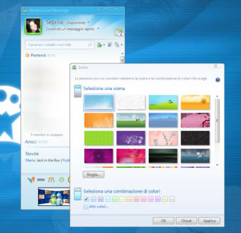 Scene Pukka per Windows Live Messenger 2009