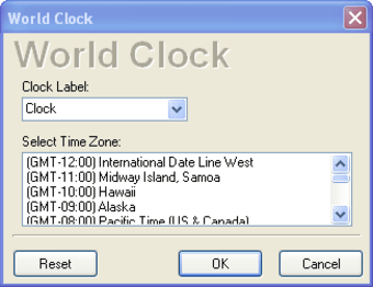Vista Clock