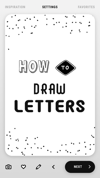 Hand Lettering AR font drawing