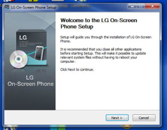 LG On-Screen Phone